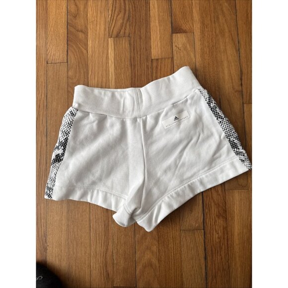 Adidas Stella McCartney Sweat Shorts Women's Snake Print Pockets Size XS - Picture 3 of 5